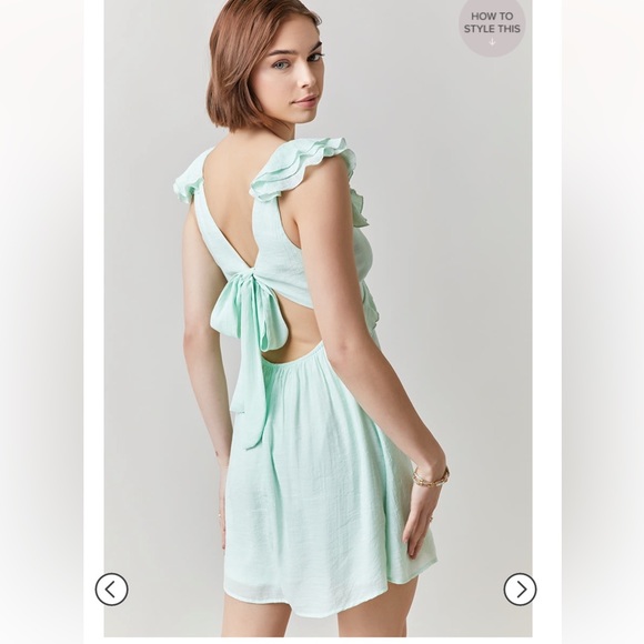 Francesca’s Camila Ruffle Mini Dress - Picture 2 of 8